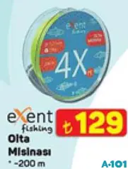 EXENT FİSHİNG OLTA MİSİNASI 200 M